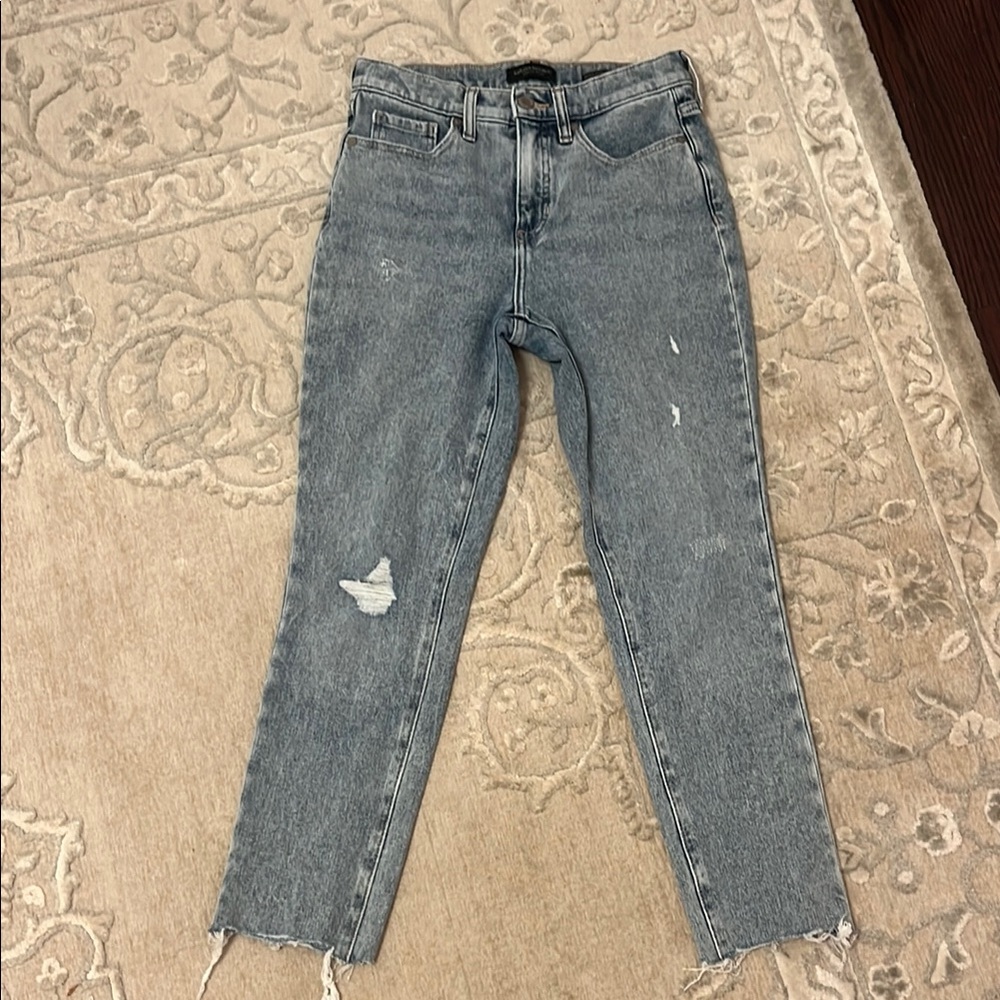 Banana Republic Gray Ankle Cropped Jeans